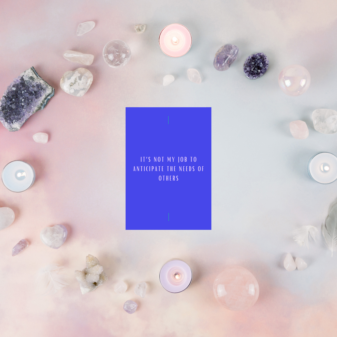 Minimal Affirmation Cards - Beautiful Boundaries (Ashley)