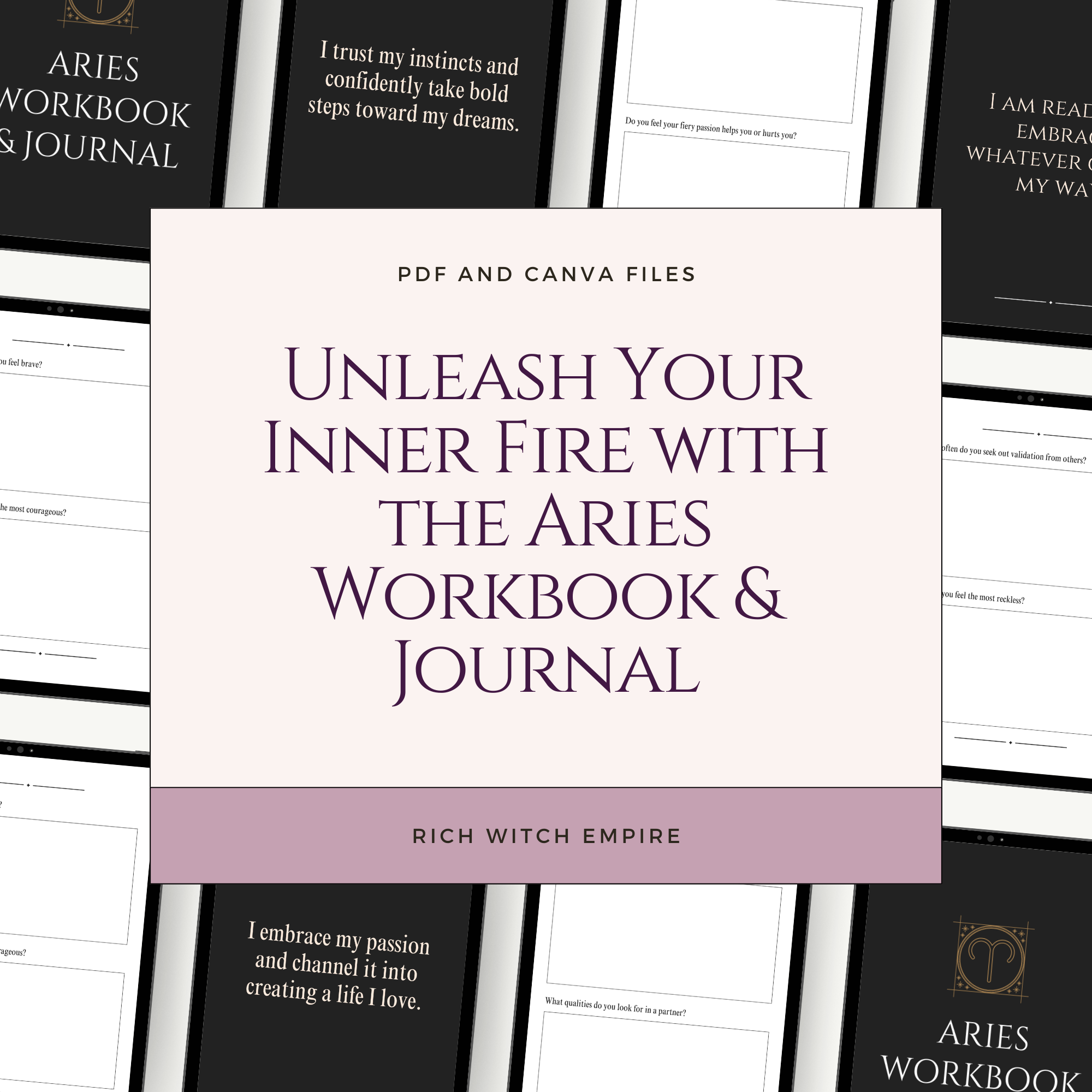 Aries Journal and Workbook