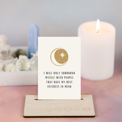 Printable Affirmation Cards - Beautiful Boundaries (Amanda)