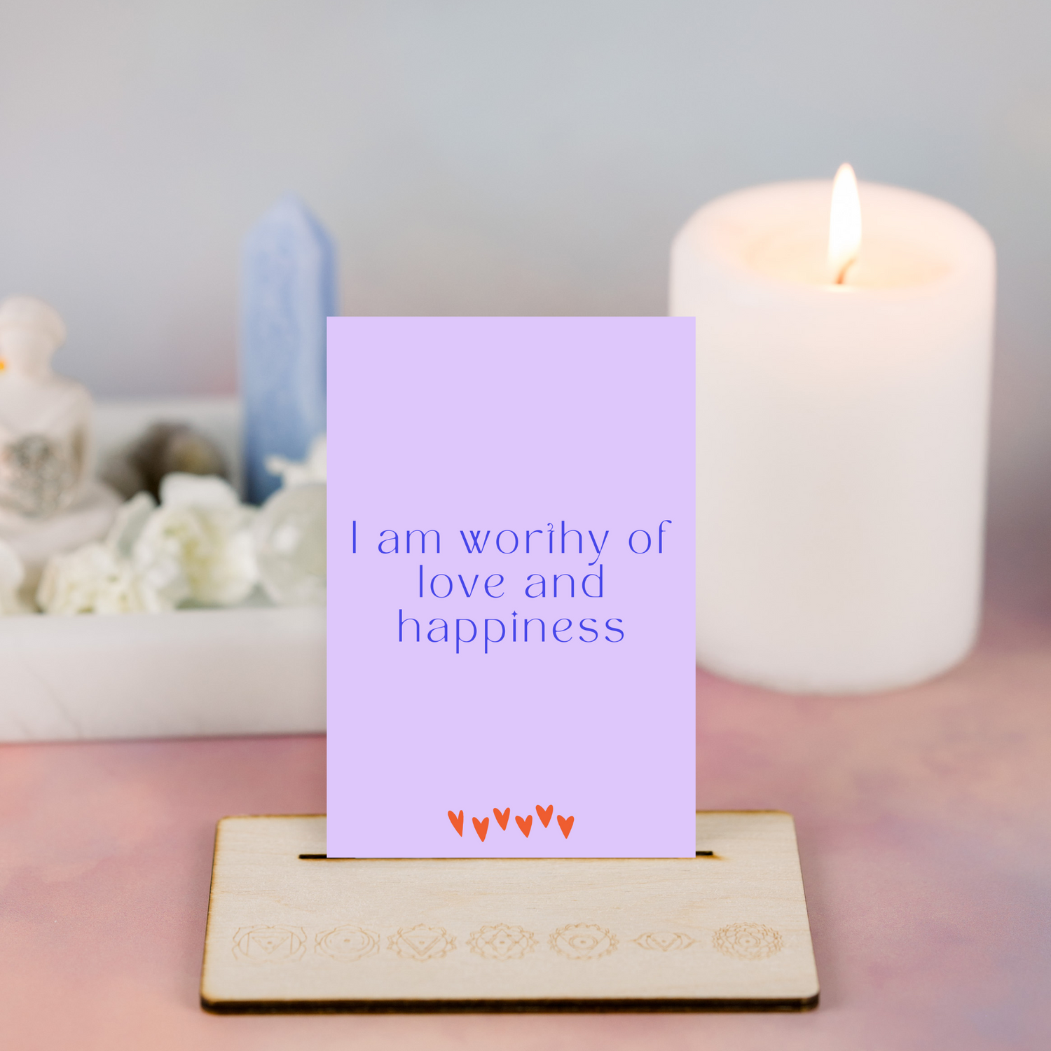 Minimal Affirmation Cards - Manifesting Love (Ashley)