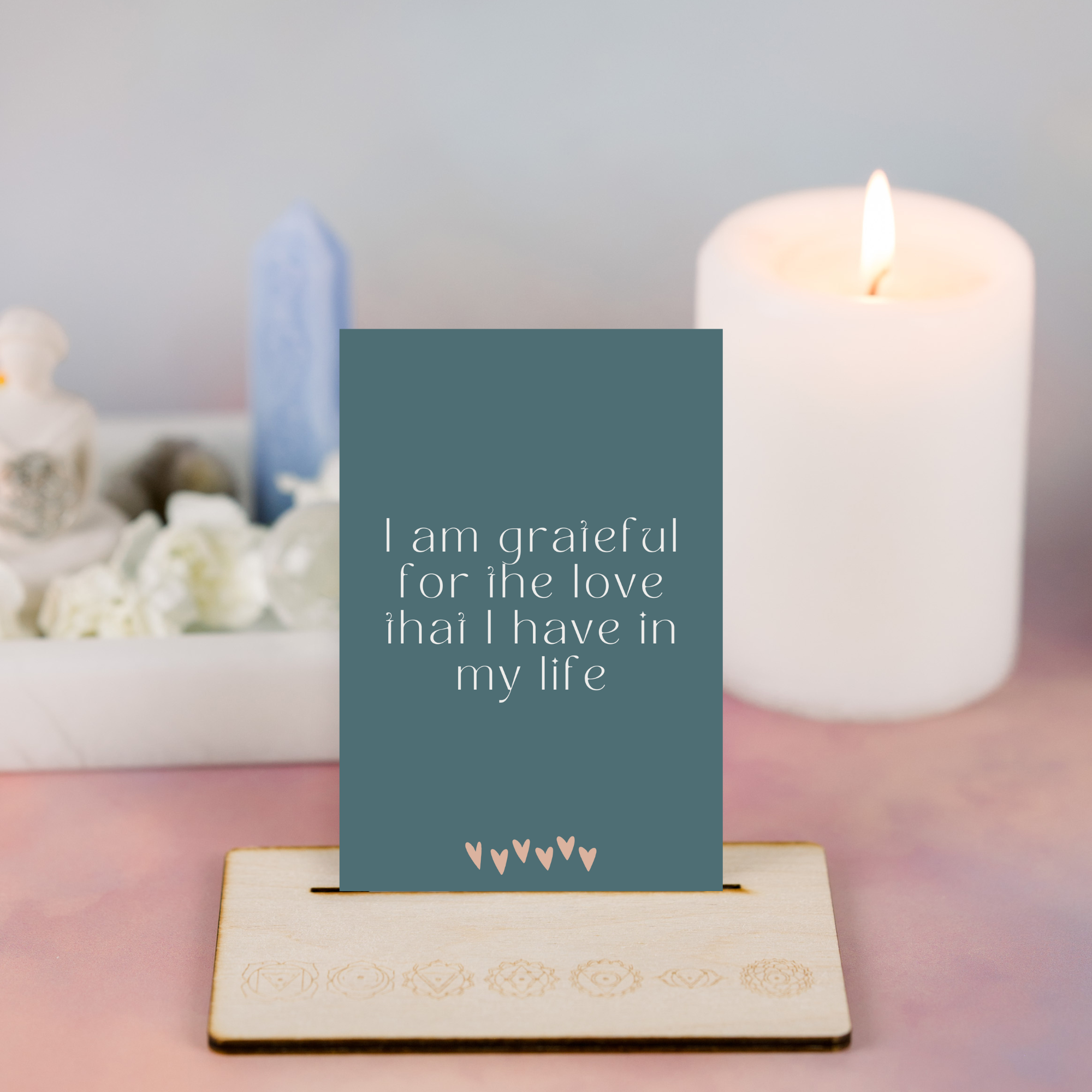 Minimal Affirmation Cards - Manifesting Love (Emily)