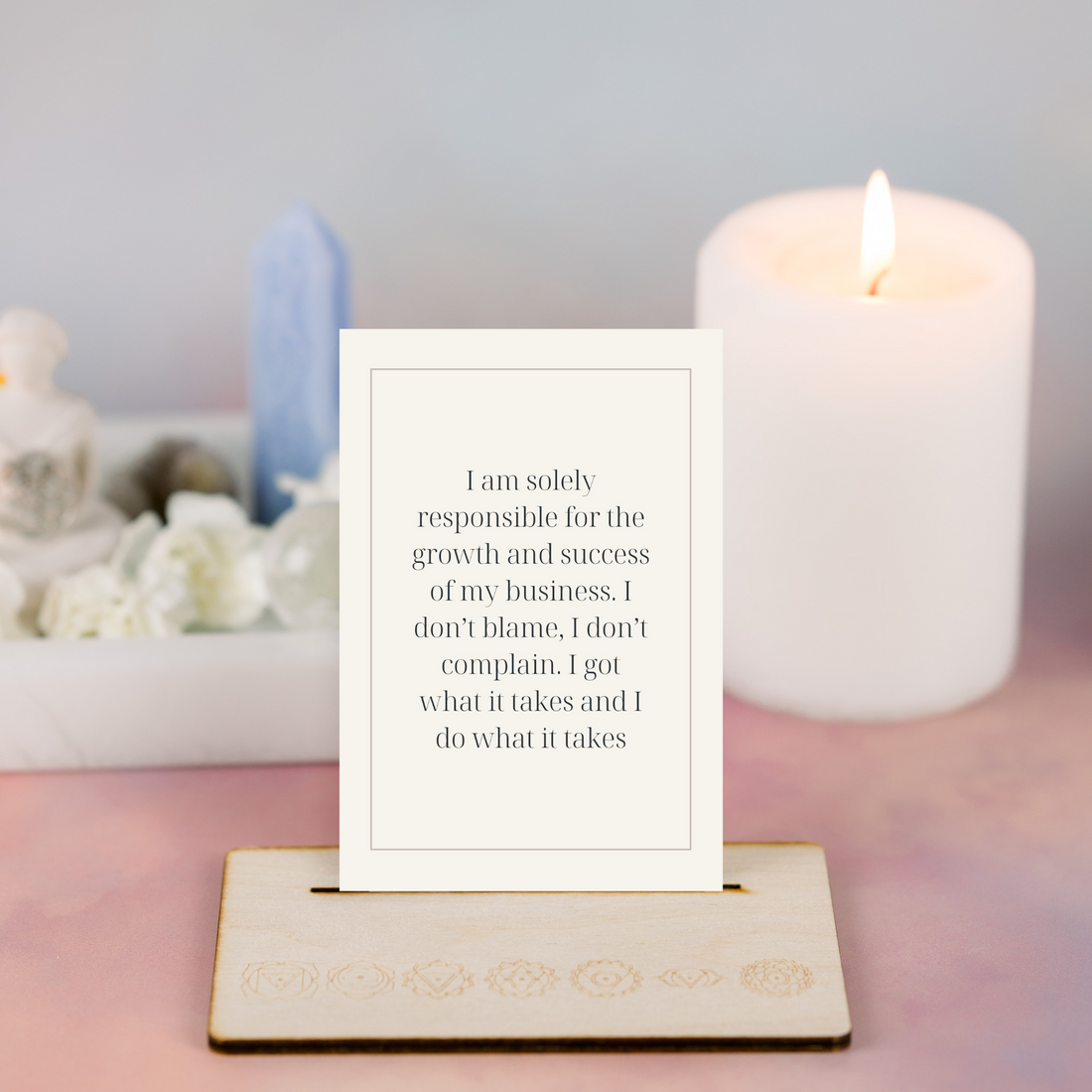 Minimal Affirmation Cards - Business Growth (Amanda)