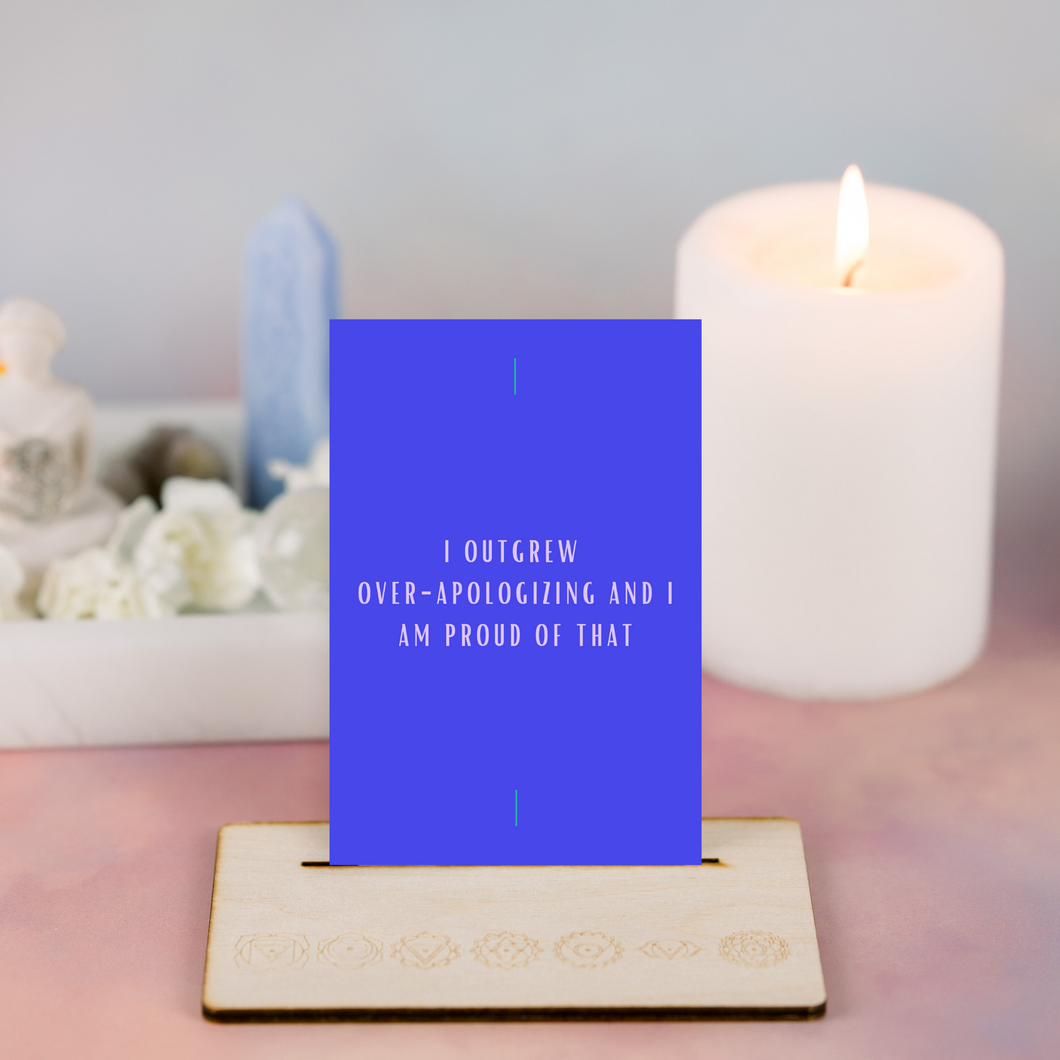 Minimal Affirmation Cards - Beautiful Boundaries (Ashley)