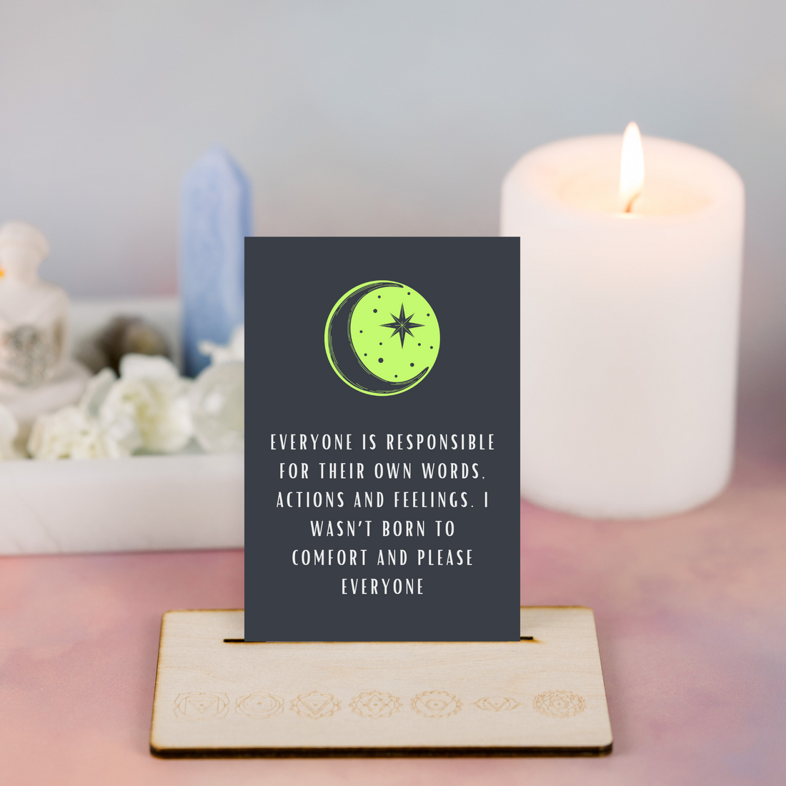 Printable Affirmation Cards - Beautiful Boundaries (Ella)