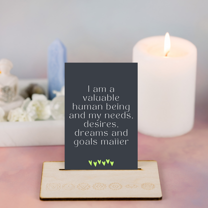 Minimal Affirmation Cards - Self Love and Self Worth (Ella)