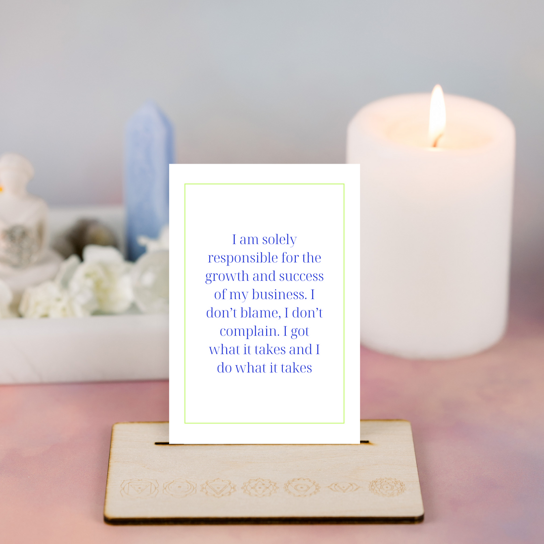 Minimal Affirmation Cards - Business Growth (Ella)