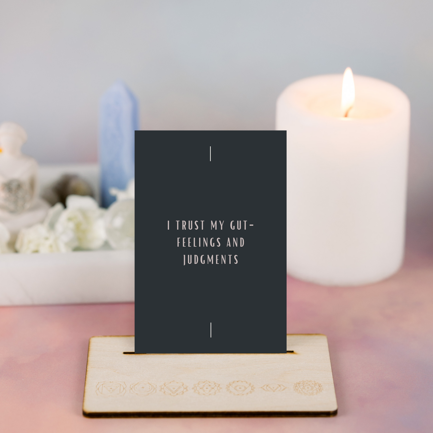 Minimal Affirmation Cards - Beautiful Boundaries (Amanda)