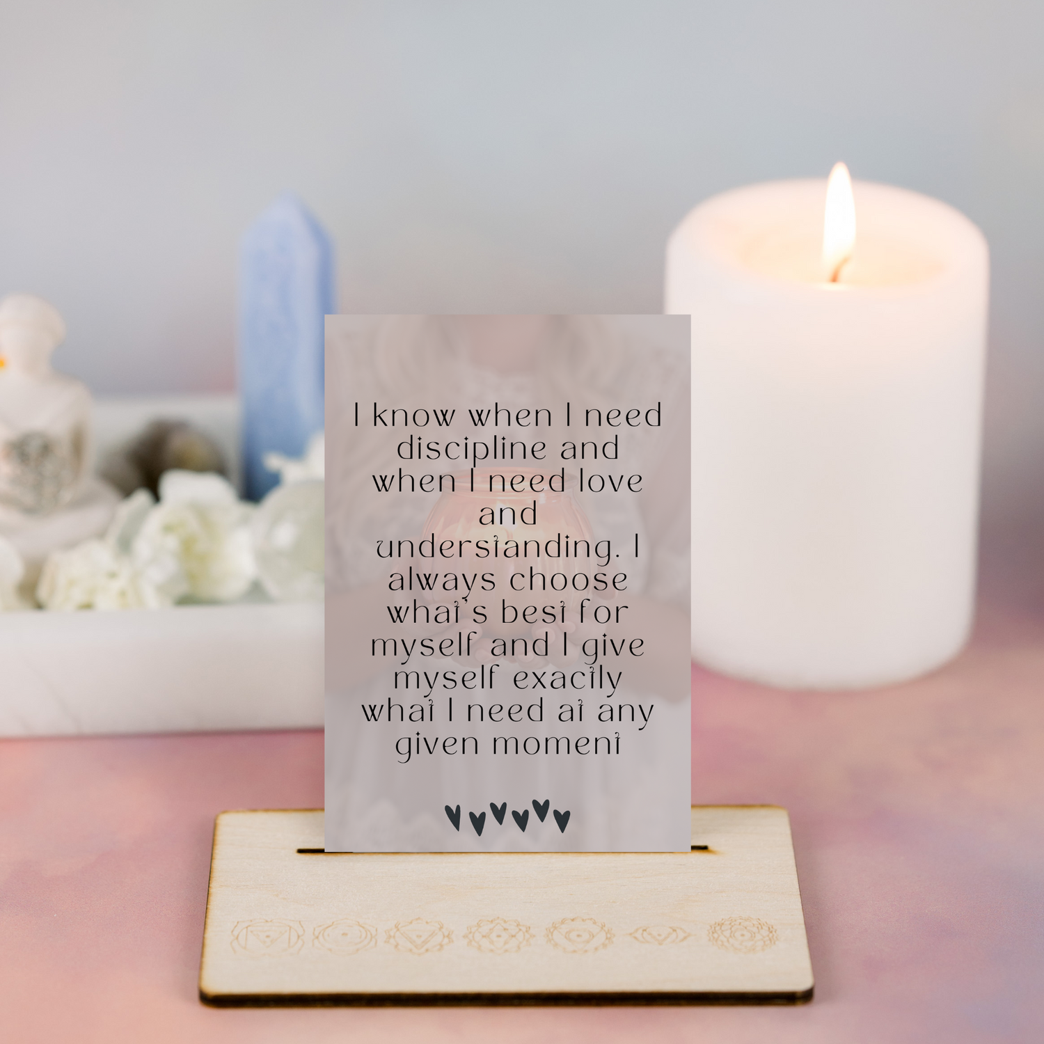 Printable Affirmation Cards - Self Love and Self Worth (Amanda)