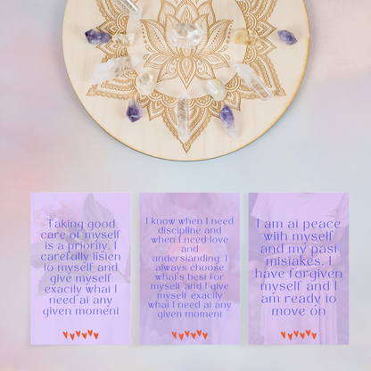 Printable Affirmation Cards - Self Love and Self Worth (Ashley)