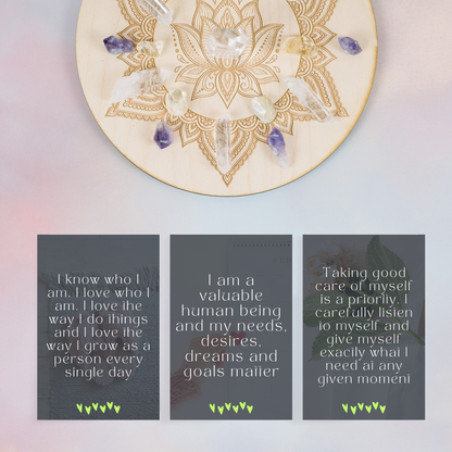 Printable Affirmation Cards - Self Love and Self Worth (Ella)