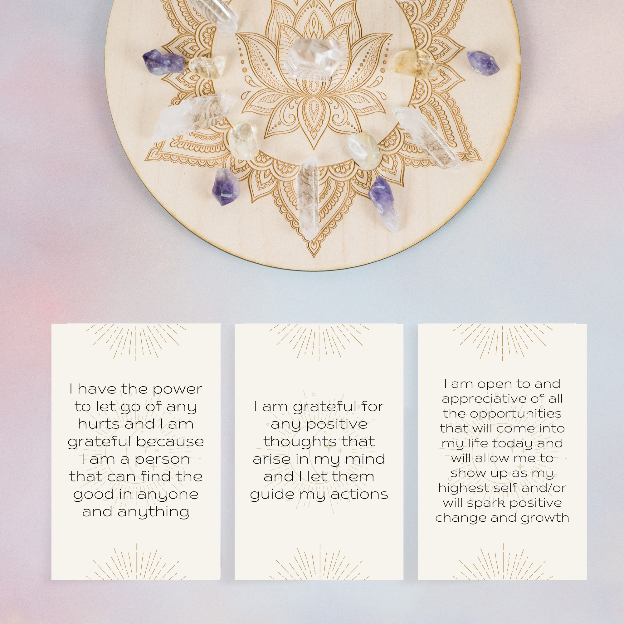 Printable Affirmation Cards - Daily Gratitude (Amanda)