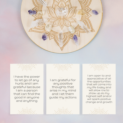 Printable Affirmation Cards - Daily Gratitude (Amanda)