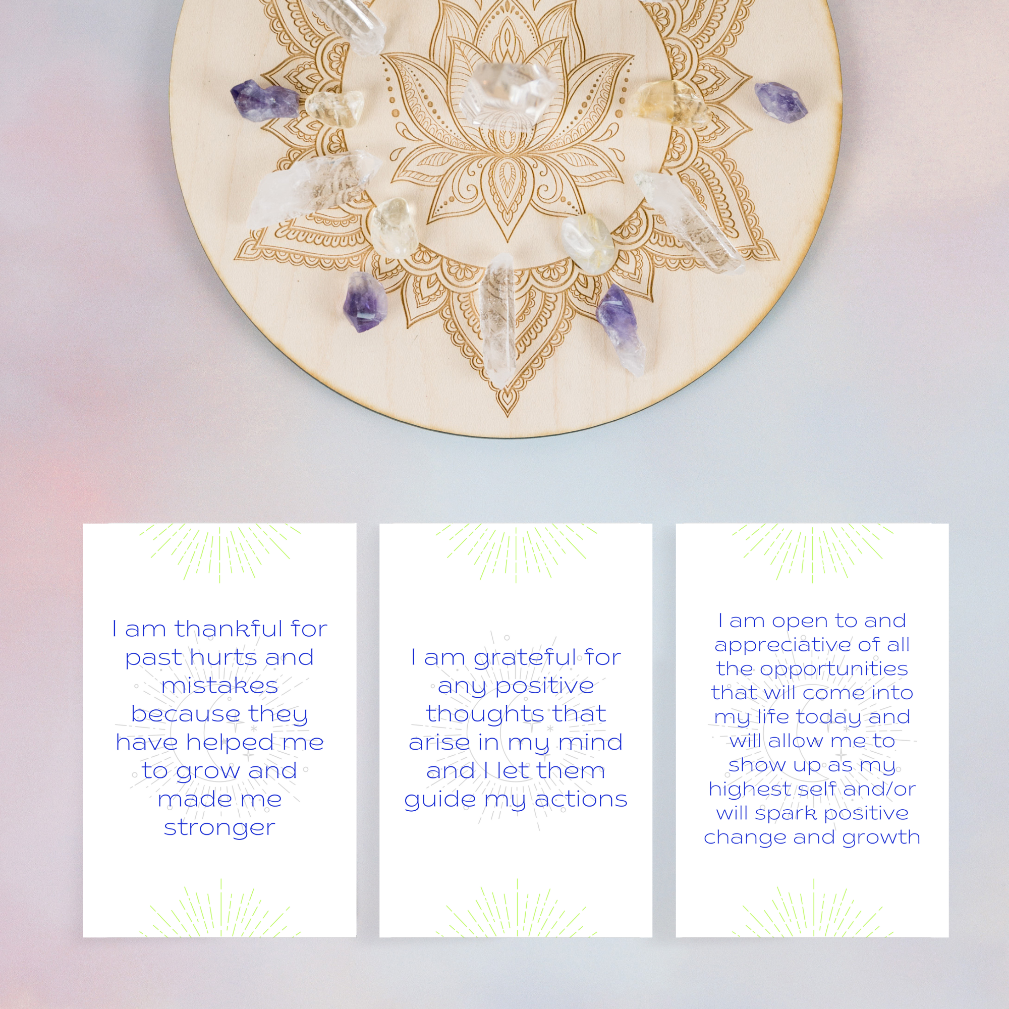 Printable Affirmation Cards - Daily Gratitude (Ella)