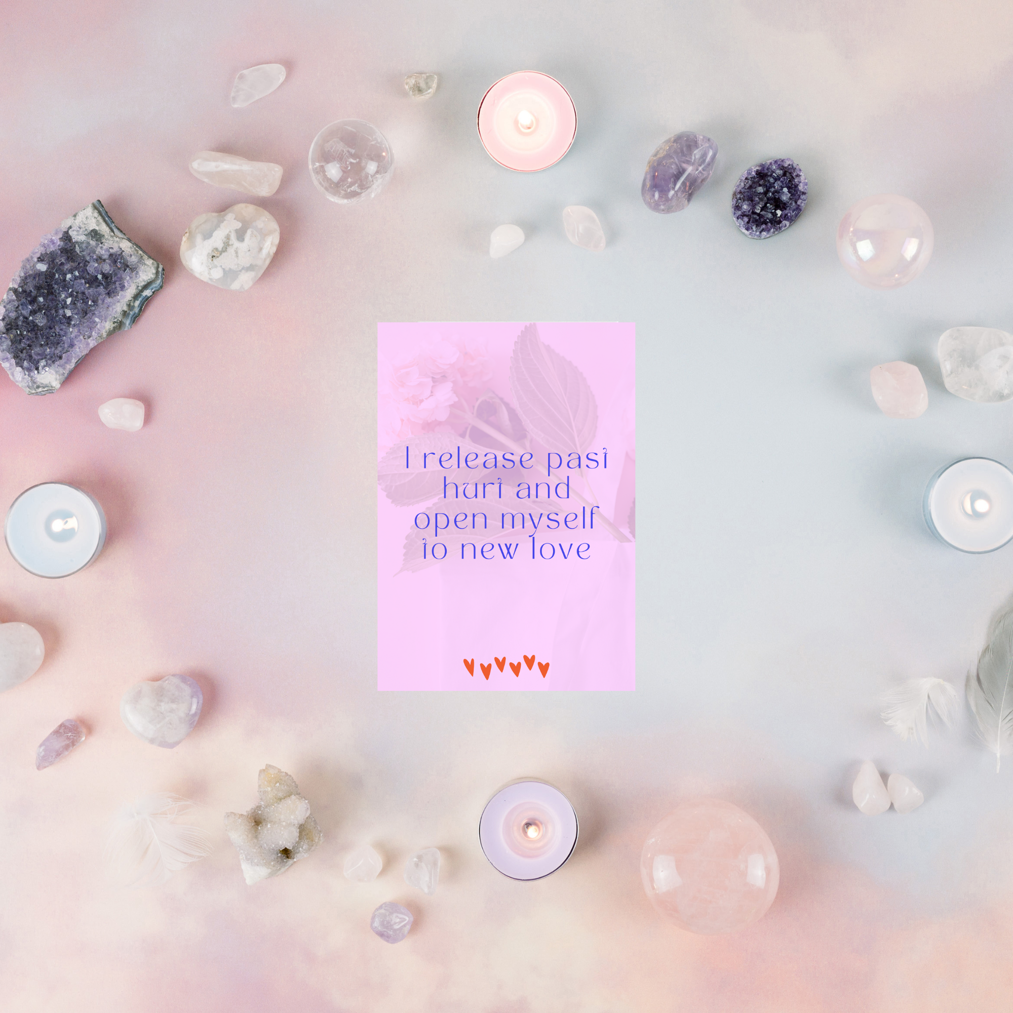 Printable Affirmation Cards - Manifesting Love (Ashley)