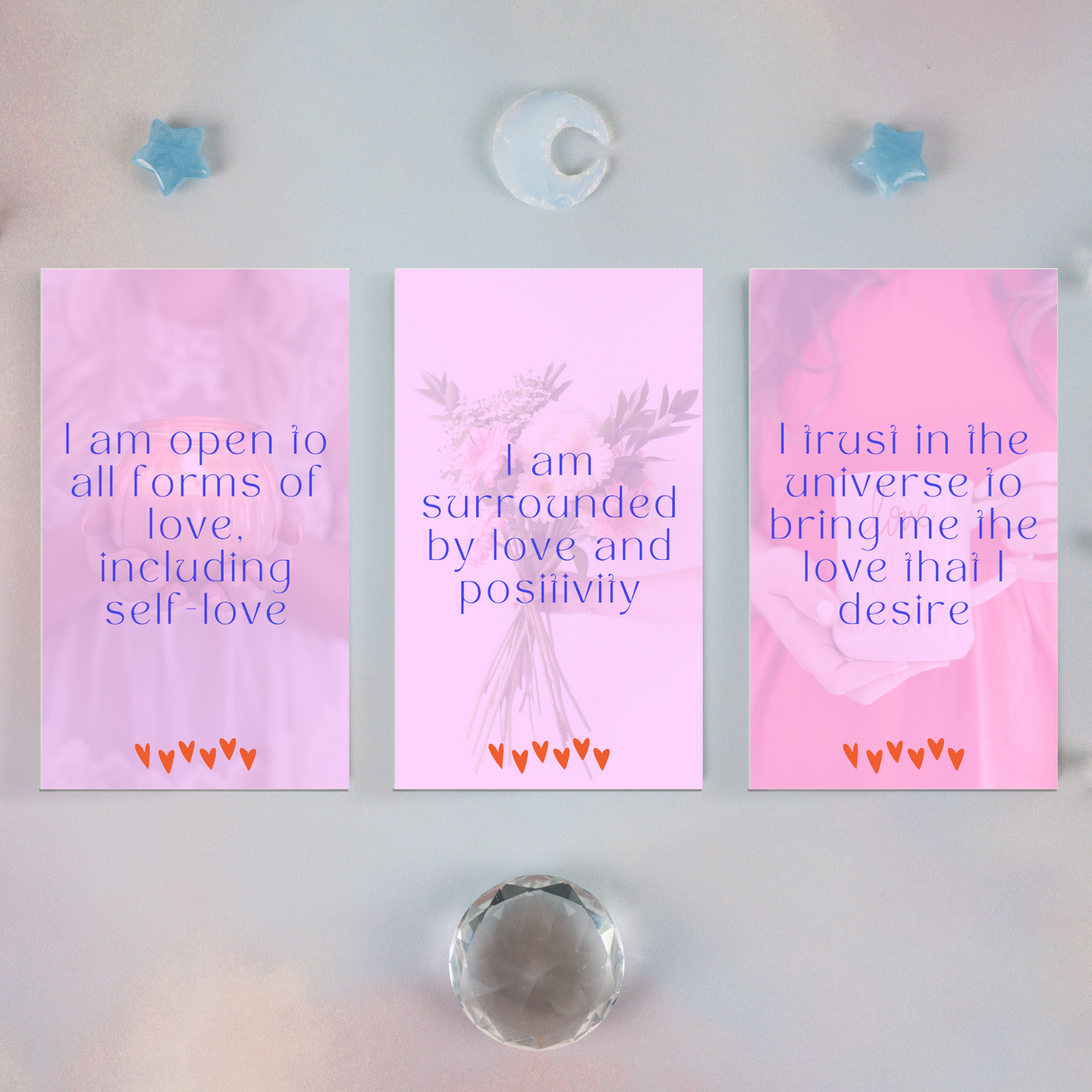 Printable Affirmation Cards - Manifesting Love (Ashley)