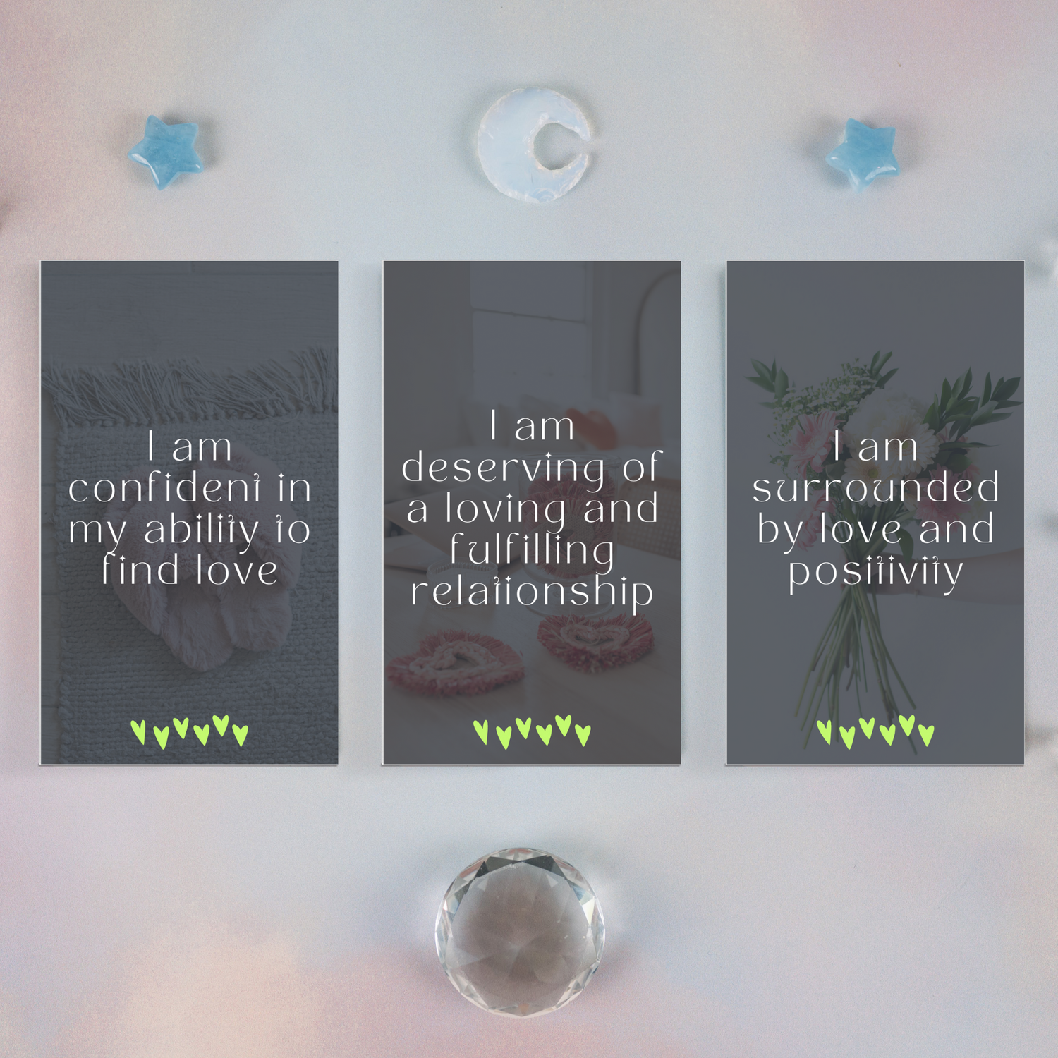 Printable Affirmation Cards - Manifesting Love (Ella)