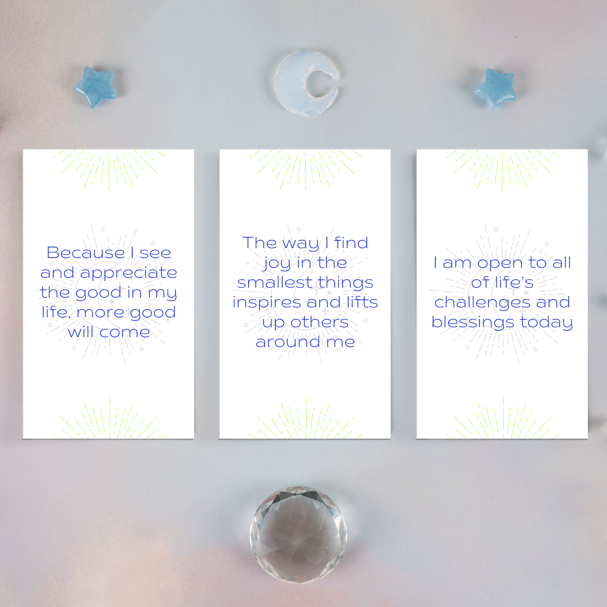 Printable Affirmation Cards - Daily Gratitude (Ella)