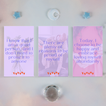 Printable Affirmation Cards - Self Love and Self Worth (Ashley)