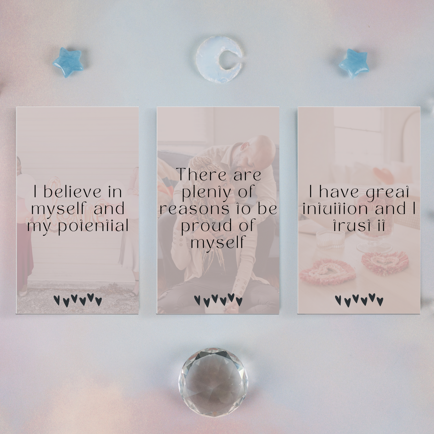 Printable Affirmation Cards - Self Love and Self Worth (Amanda)