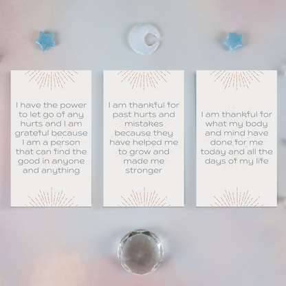 Printable Affirmation Cards - Daily Gratitude (Emily)