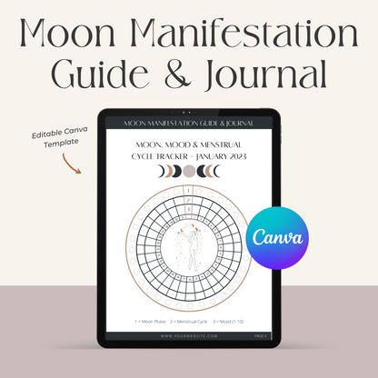 Moon Manifestation Guide &amp; Journal (Amanda)