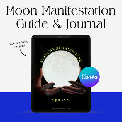 Moon Manifestation Guide &amp; Journal (Ella)