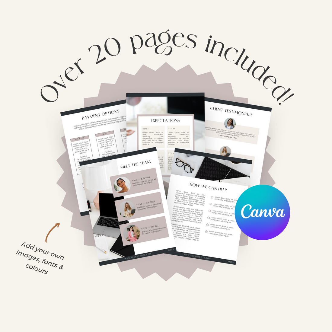 Service &amp; Pricing Guide Template (Amanda)